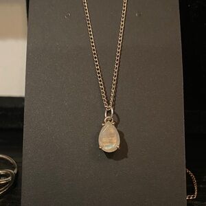 Sterling Silver Moonstone Necklace